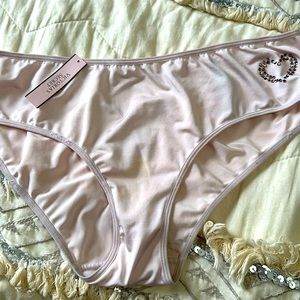 VS Sexy Little Things open back bikini. Size L. Pale Pink.